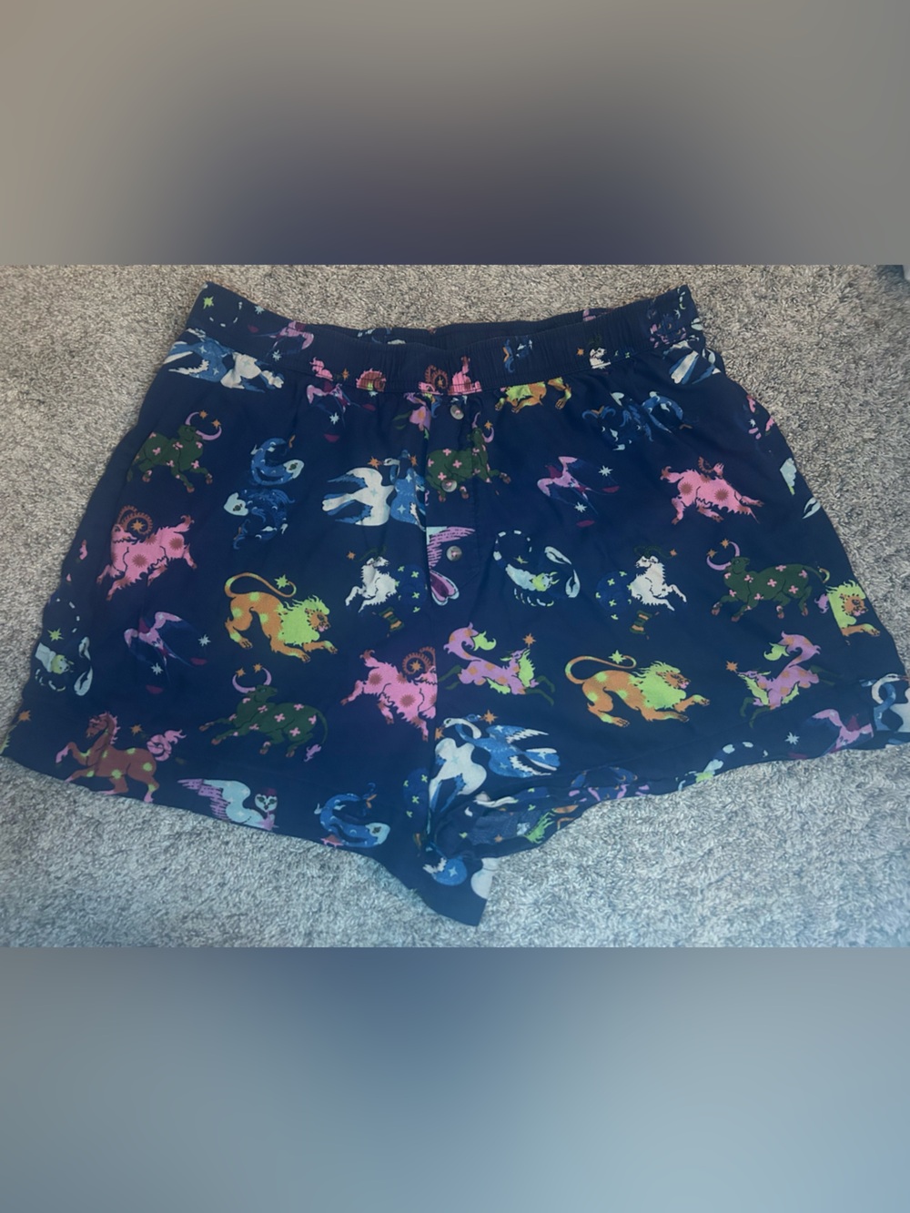 Anthropologie x Lou Benesch Stargazer Zodiac Pajama Shorts
